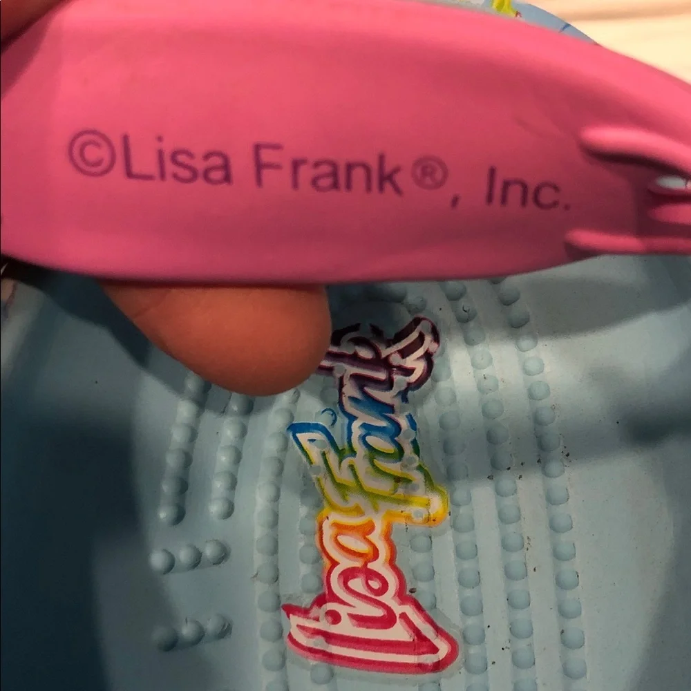 Crocs Lisa Frank Rainbow Unicorn Kids Slippers